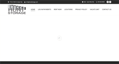 Desktop Screenshot of huntstorage.com